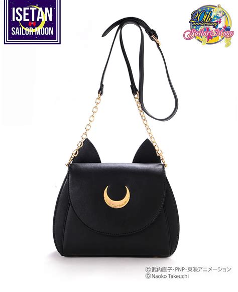 luna fake leather bag sailor moon|Moon Luna Cat Purses Pu Leather Gothic Purse Cosplay Moon Sailor Bag .